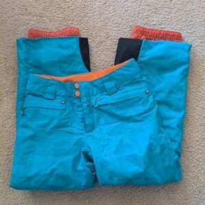 Marmot kids ski snow pants insulated waterproof blue Size Medium
